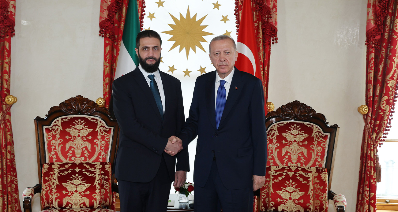 Cumhurbaşkanı Erdoğan, Suriye Cumhurbaşkanı Ahmed Şara ile görüştü