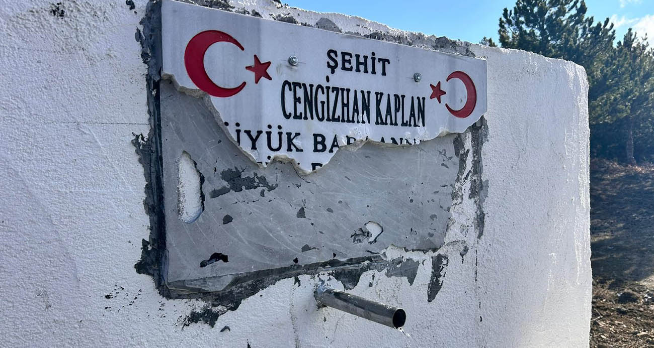 Ankara’da şehit anısına yaptırılan hayrat çeşmesine zarar verildi: Aile tehdit edildiğini iddia etti