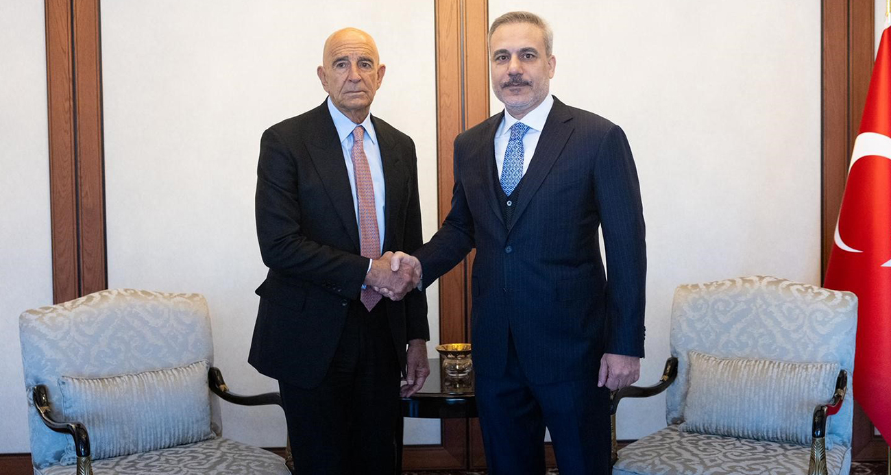 Bakan Fidan, ABD Suriye Temsilcisi Barrack’ı kabul etti