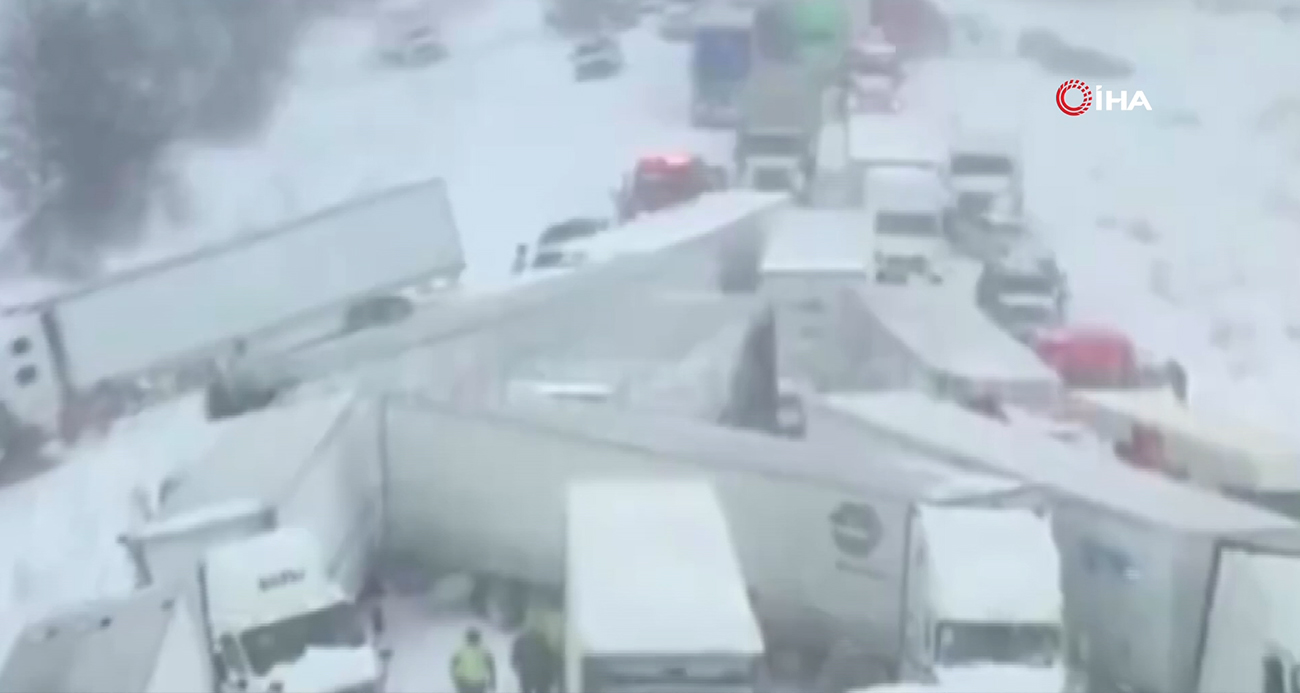 ABD'de 100 araçlık zincirleme kaza