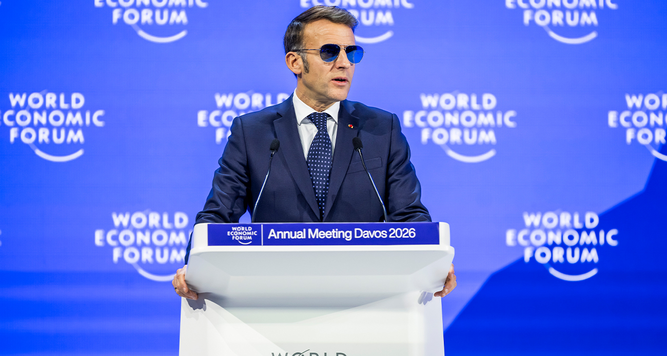 Macron'dan AB'nin ABD'ye karşı 