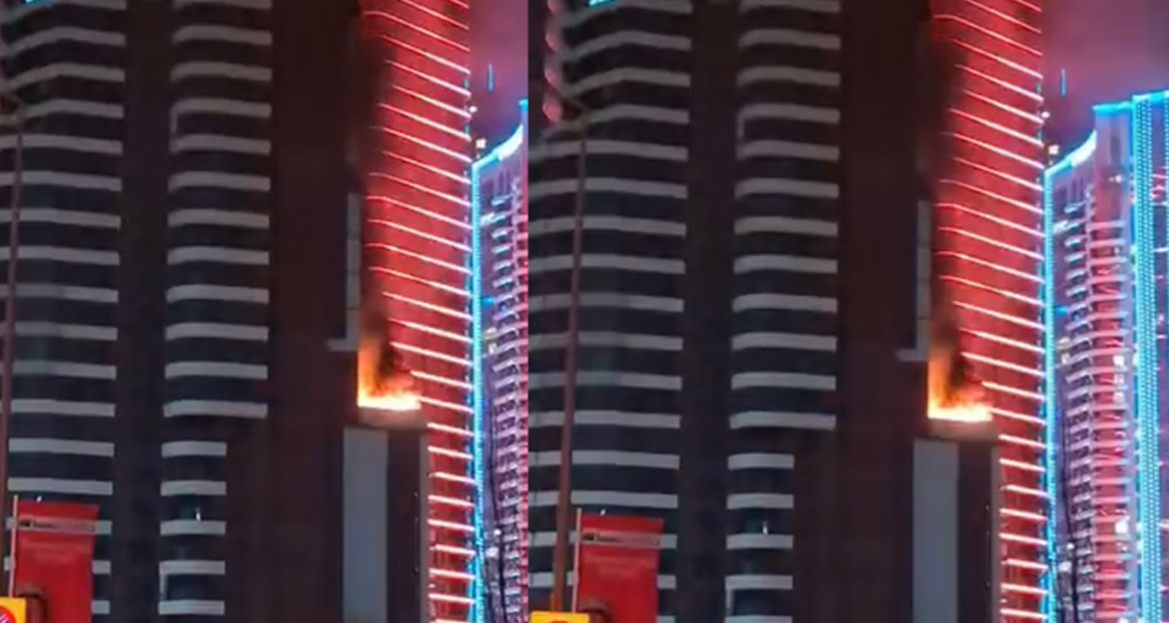 İzmir’de lüks yapıda yangın paniği