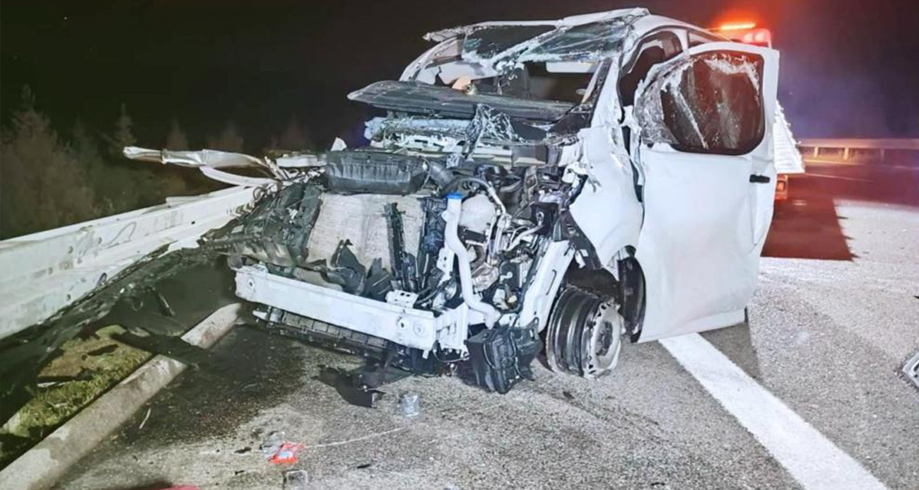 Altın yüklü zırhlı araç takla attı: 11 kilo altın sırra kadem bastı