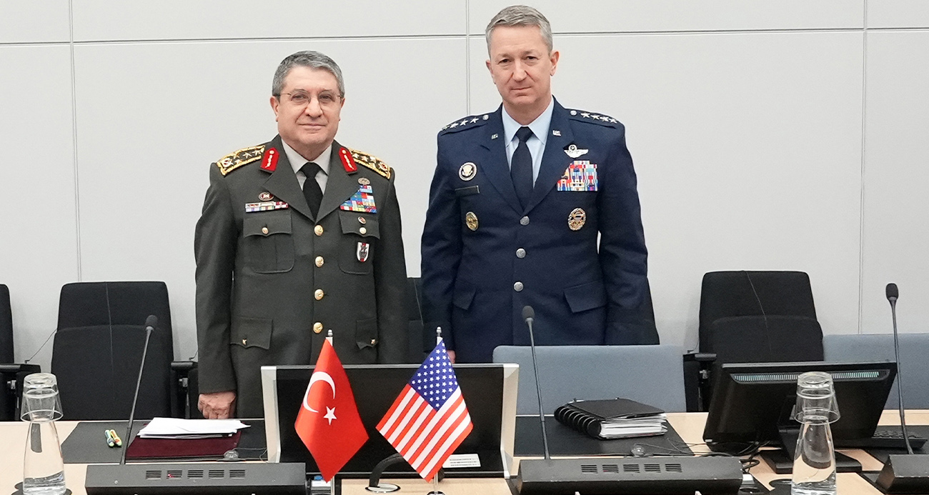 Genelkurmay Başkanı Bayraktaroğlu, ABD Genelkurmay Başkanı Caine ile bir araya geldi