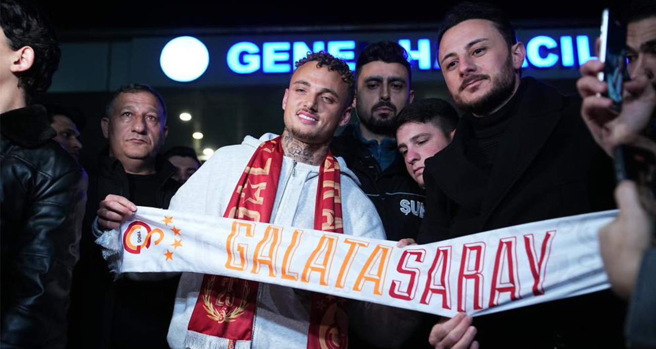 Galatasaray’ın yeni transferi Noa Lang, İstanbul’a geldi