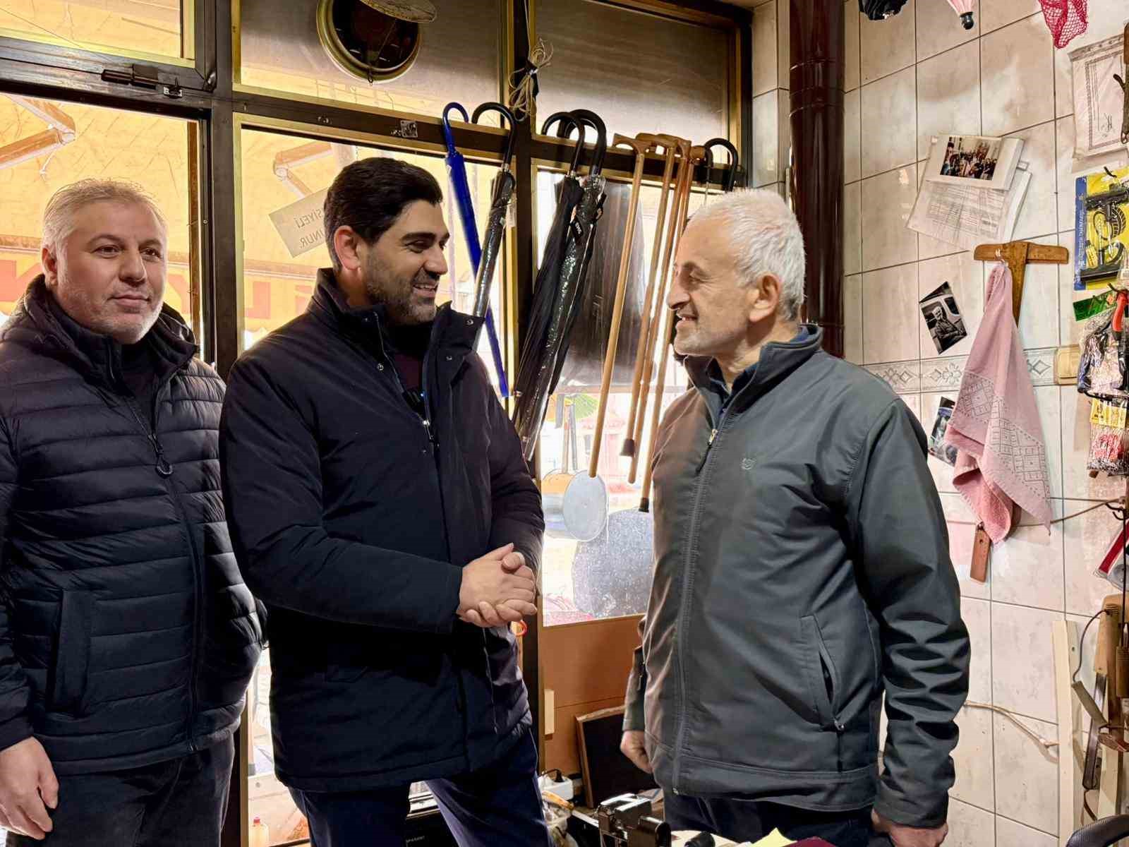 AK Parti teşkilatından esnaf ziyareti
