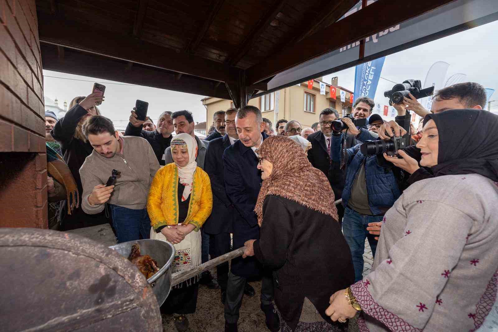 Kocaeli’de 200 yıllık ’imece’ geleneği: 5. Kaz Bayramı kutlandı