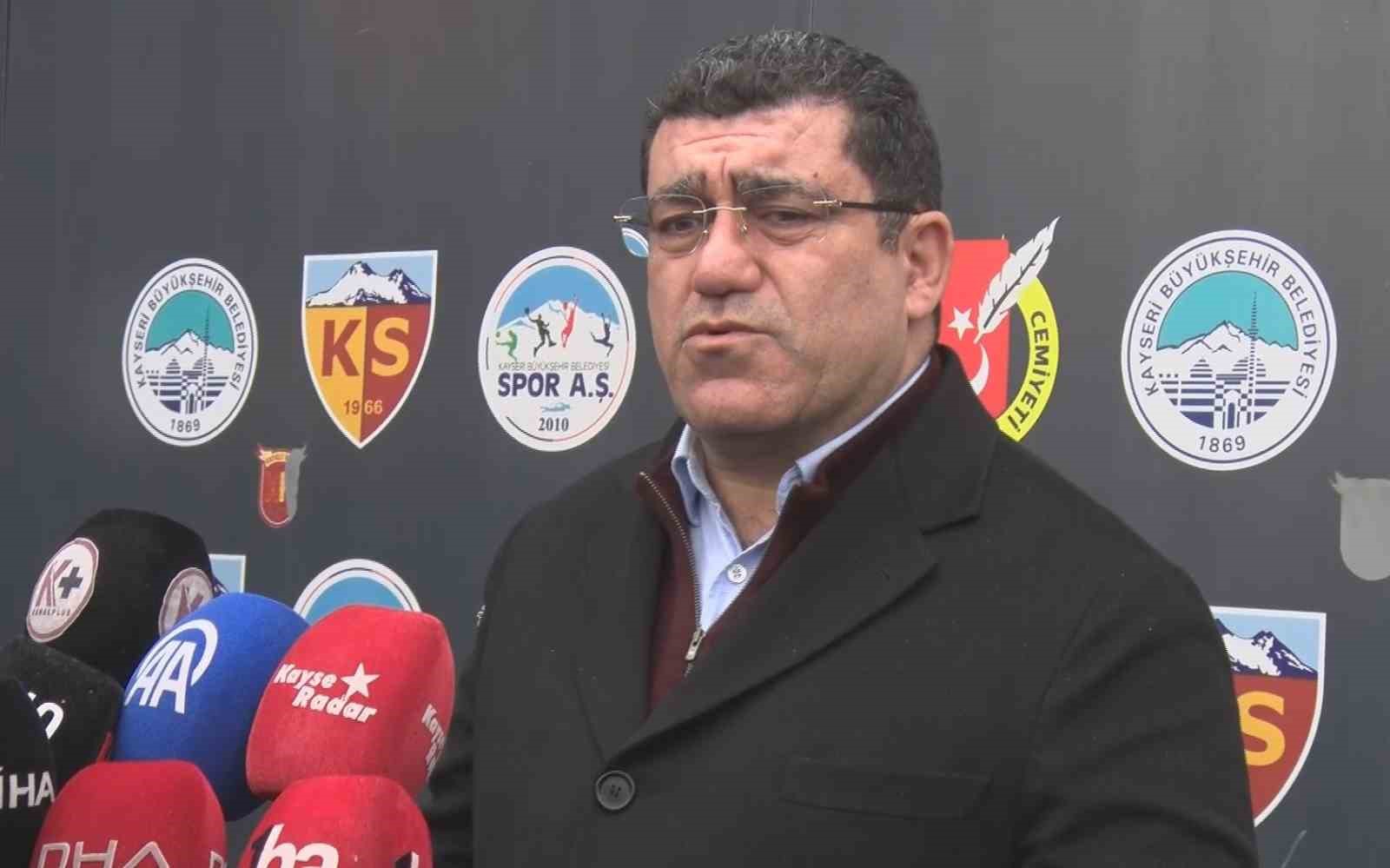 Kayserispor Başkanı Nurettin Açıkalın: 