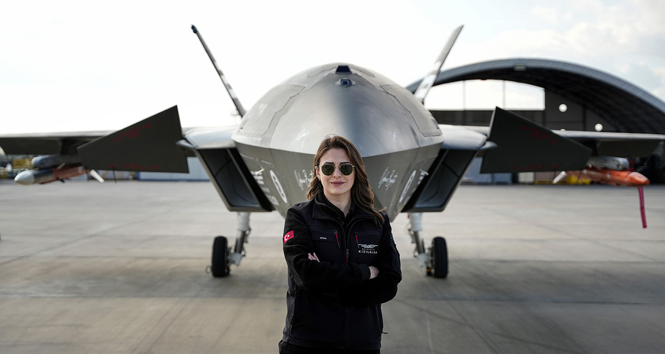 Türkiye’nin ilk insansız savaş uçağı KIZILELMA’nın kadın pilotu