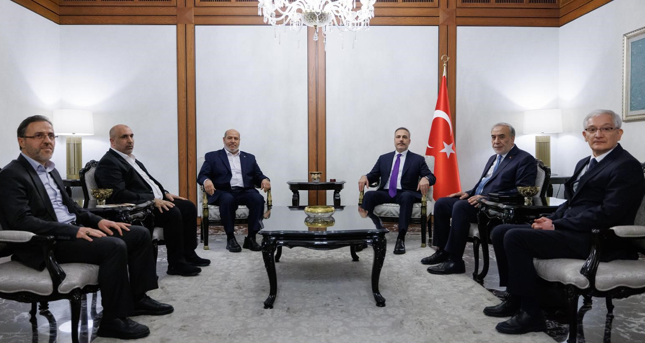 Dışişleri Bakanı Fidan, Hamas Siyasi Büro Üyesi Halil Hayye ile görüştü