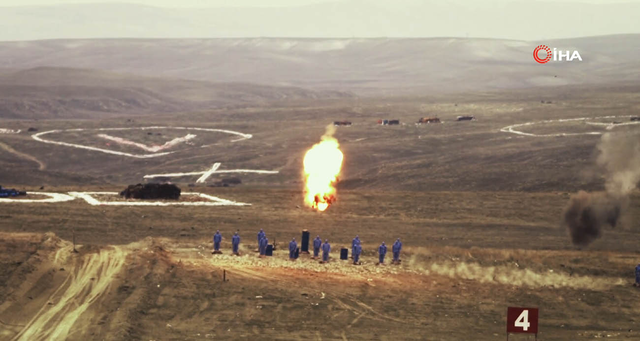 STM’nin sürü İHA’ları gerçek mühimmatla hedefi vurdu