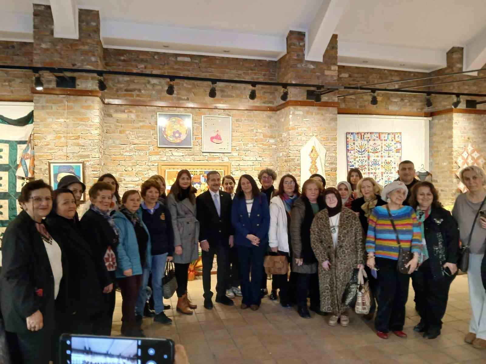 Eskişehirli ‘Kırkyama’ eğitmenleri ‘Kırkyama’ adlı sergi açtılar