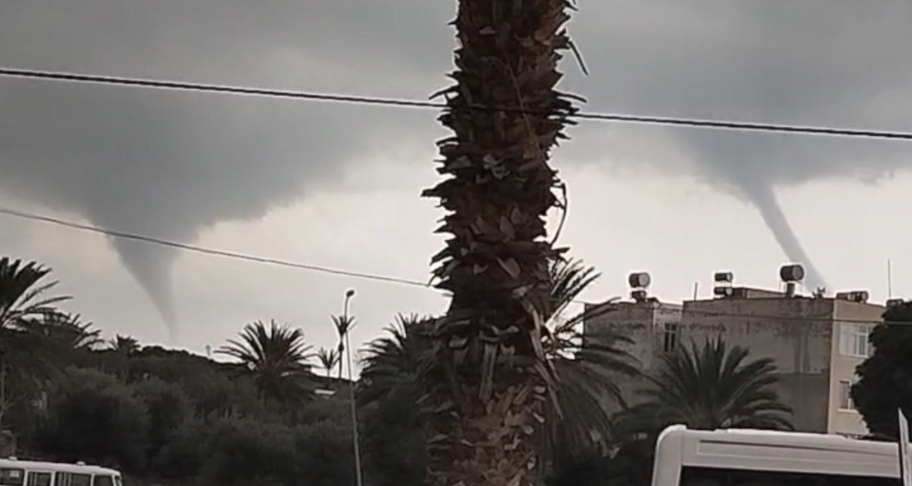 Akdeniz’de çifte hortum