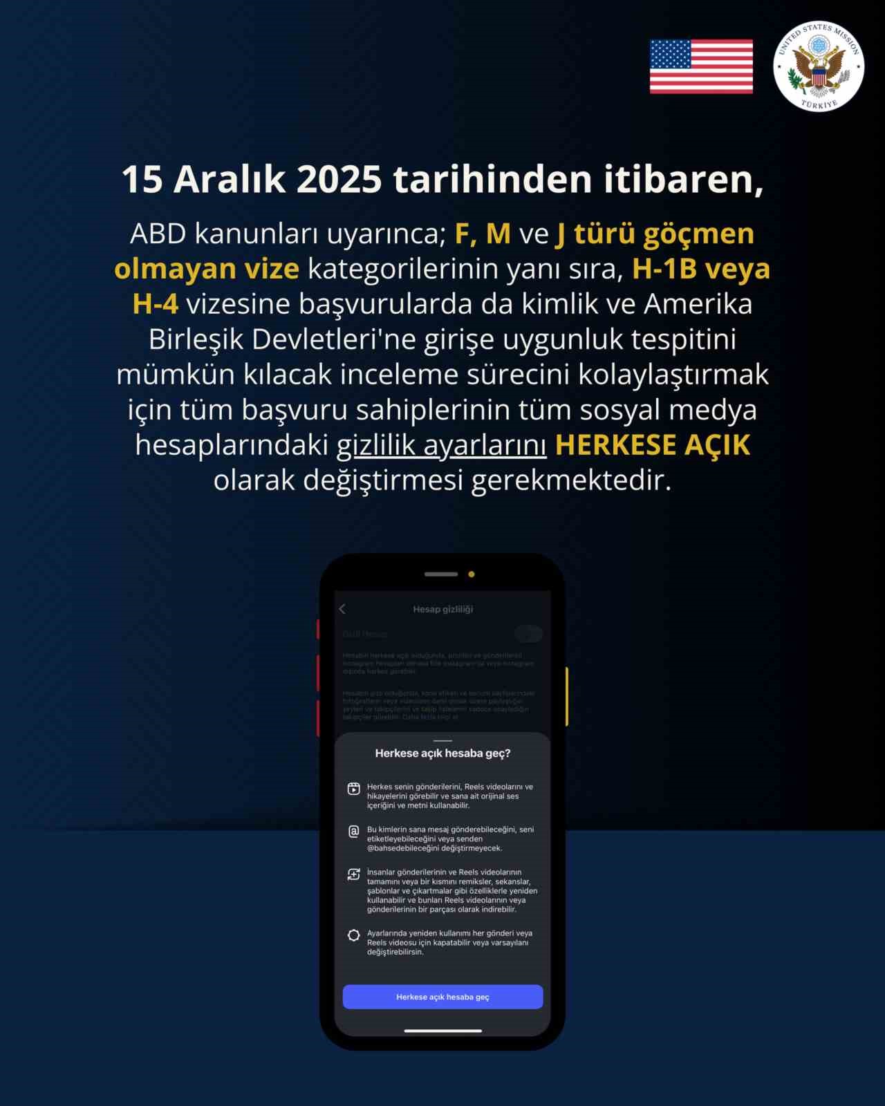 ABD Büyükelçiliği: 