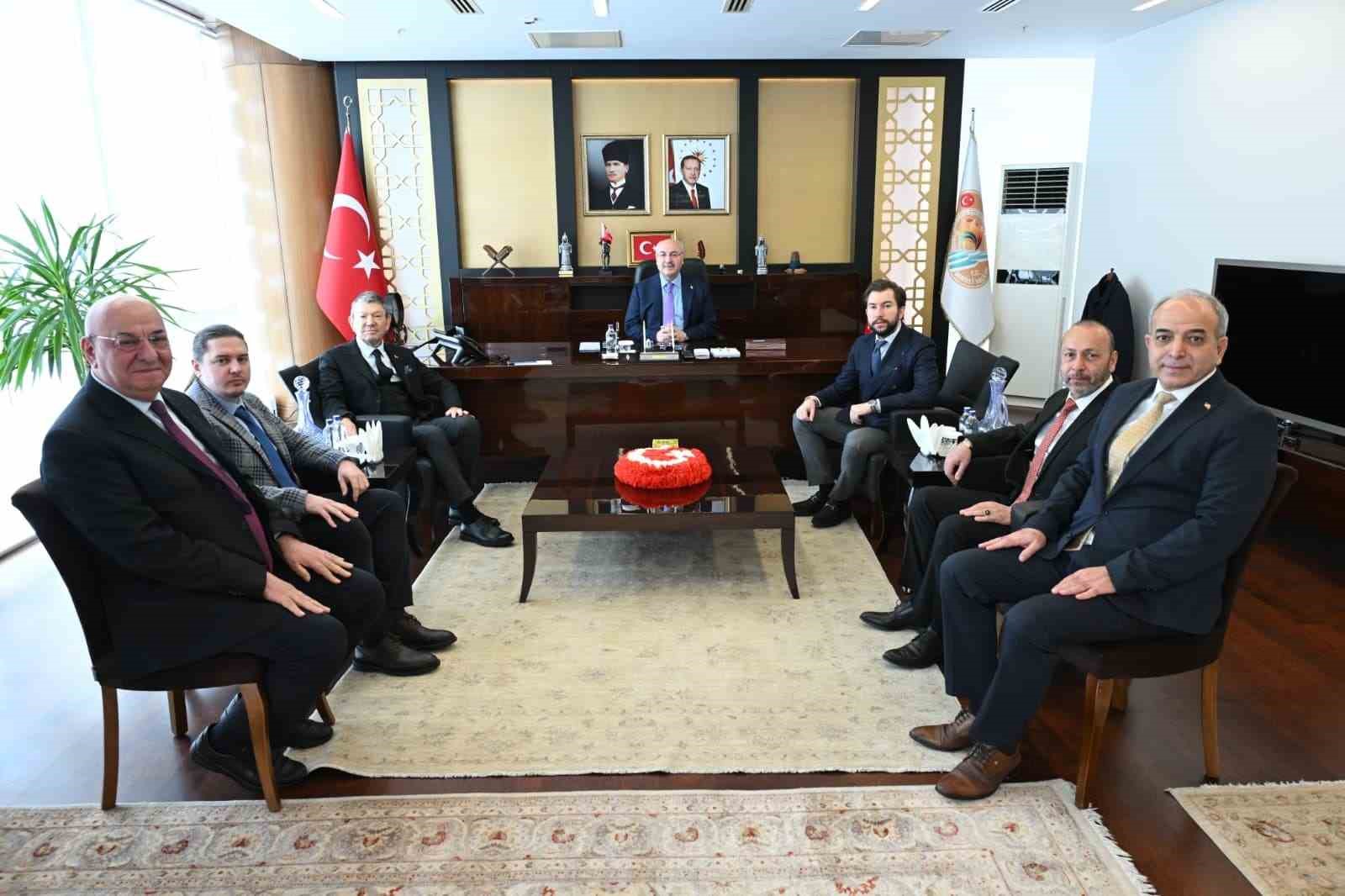 Denizli OSB yönetiminden Denizli’nin yeni Valisi Köşger’e ziyaret