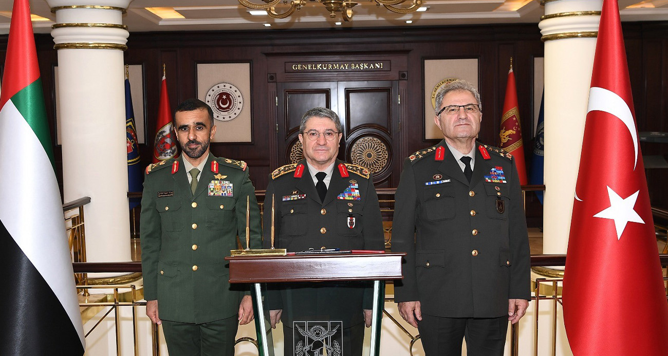 Genelkurmay Başkanı Bayraktaroğlu, BAE Kara Kuvvetleri Komutanı Al Hallami’yi kabul etti