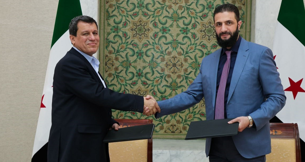 Suriye hükümeti ile SDG arasında kapsamlı entegrasyon anlaşması