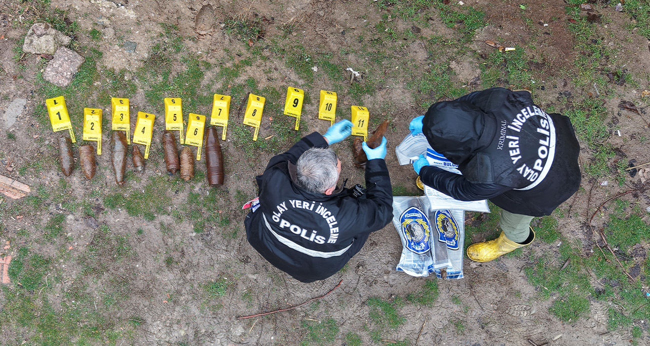 Çocukların oynadığı cisimler mühimmat çıktı: 11 adet top mermisi muhafaza altına alındı