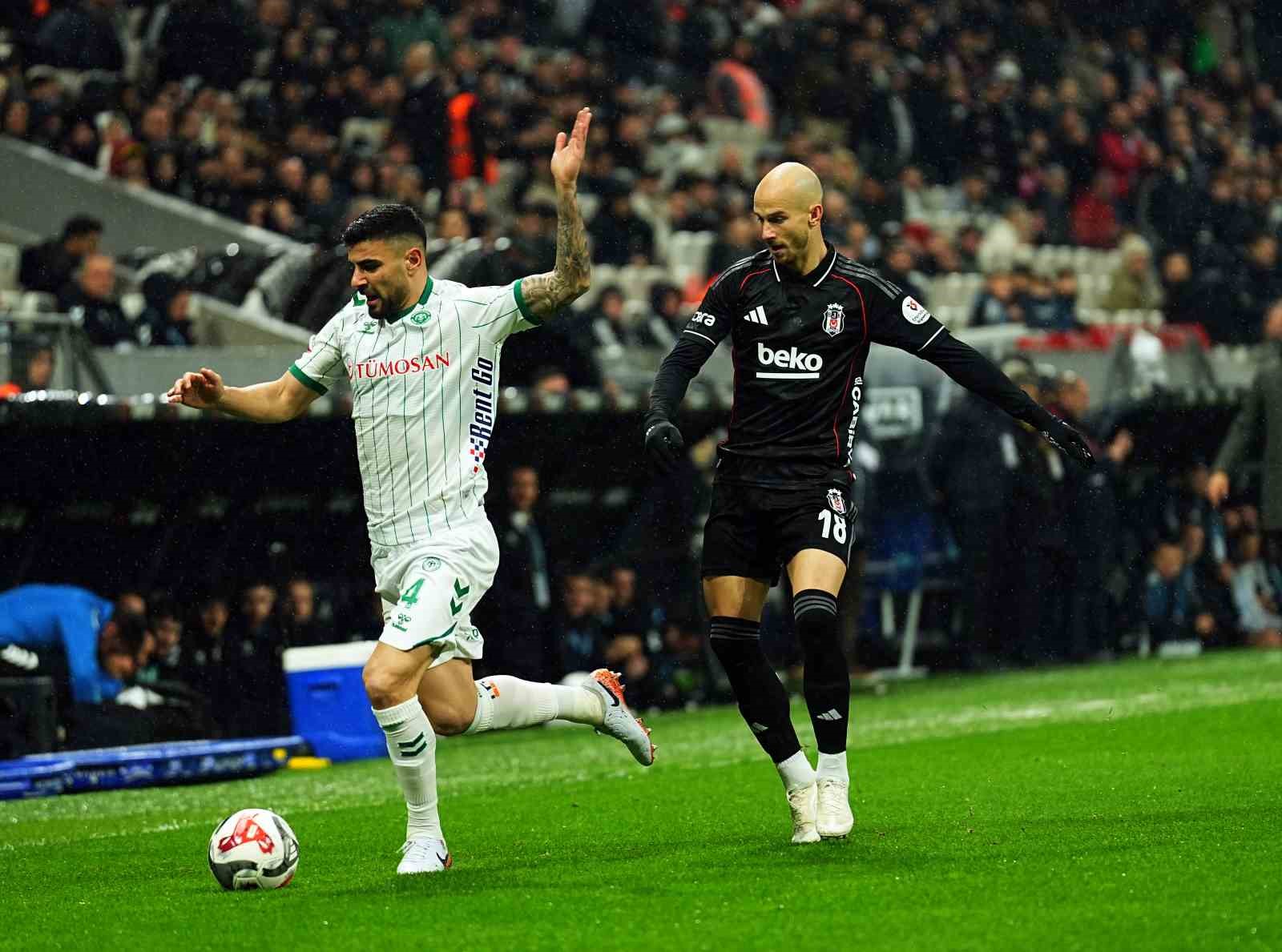Trendyol Süper Lig: Beşiktaş: 0 - Konyaspor: 0 (Maç devam ediyor)