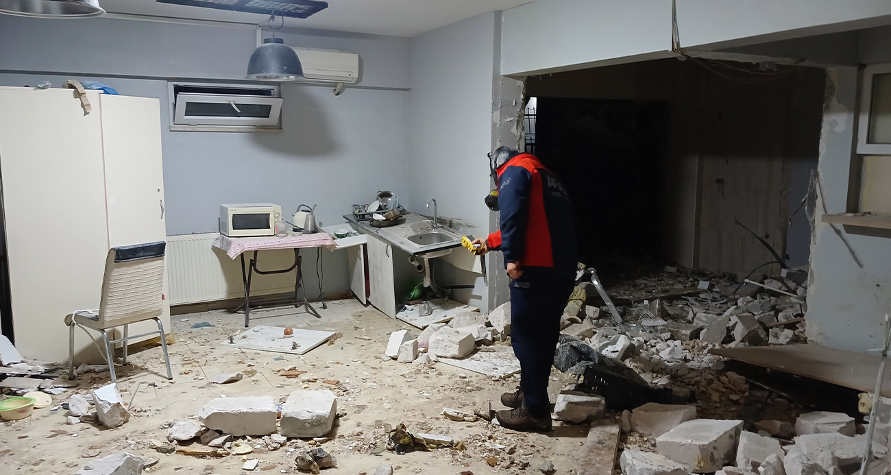 Kız yurdunda korkutan patlama: Öğrenciler otele yerleştirildi