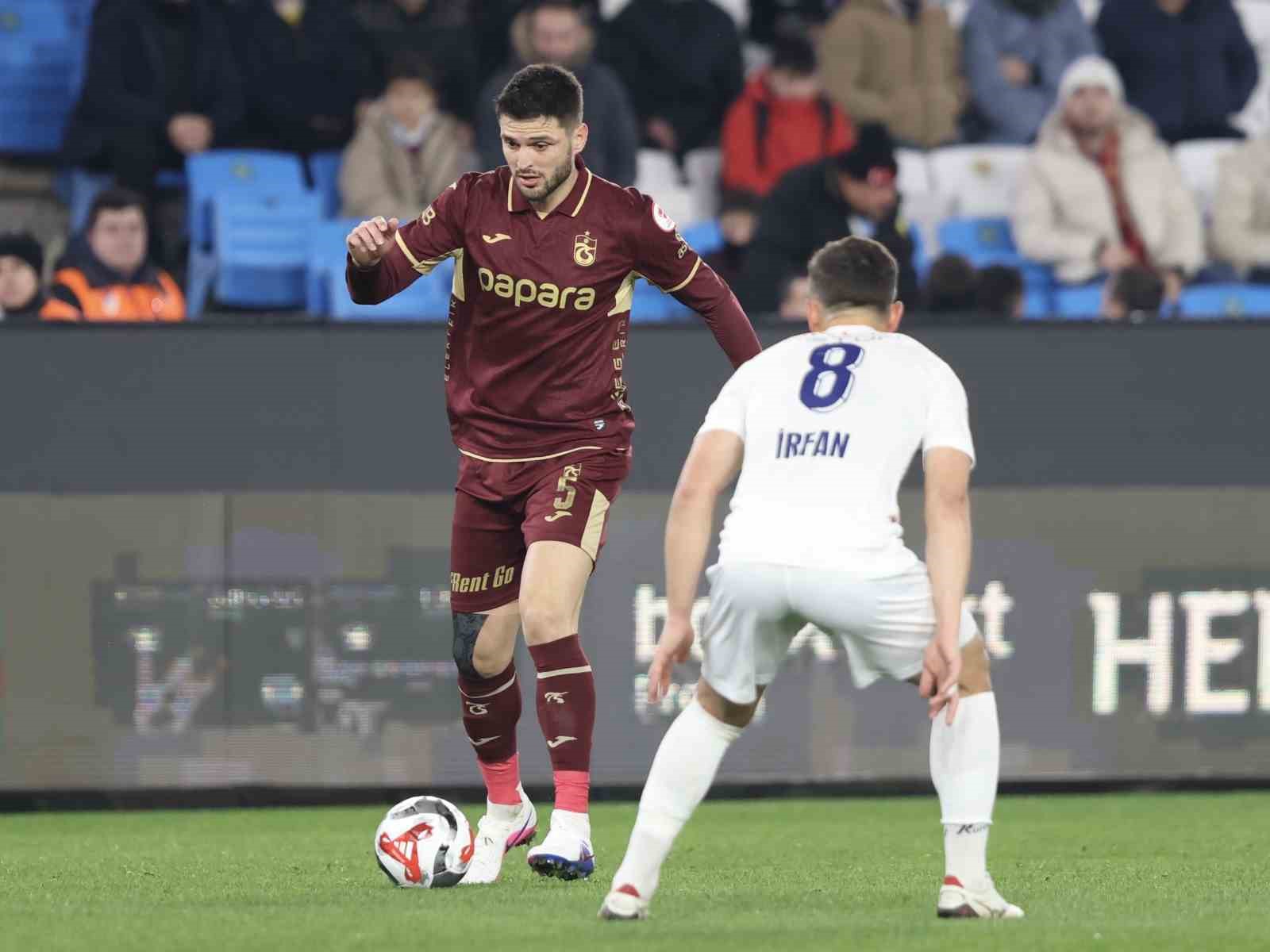 Ziraat Türkiye Kupası: Trabzonspor: 0 - Fethiyespor: 0 (İlk yarı)