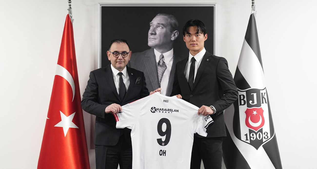 Beşiktaş, Hyeongyu Oh ile 3,5 yıllık sözleşme imzaladı