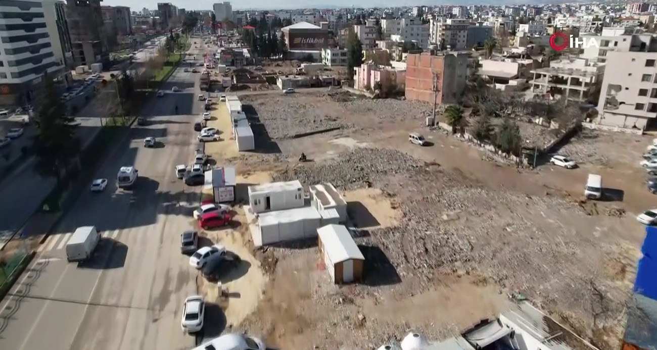 Adıyaman’da yıkımın boyutu havadan görüntülendi