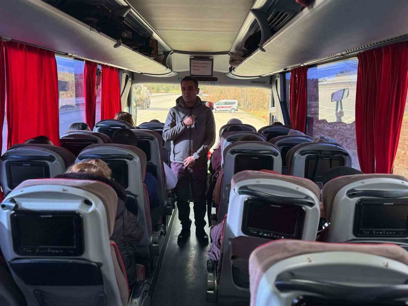 Bilecik’te sivil otobüs denetimi yapıldı