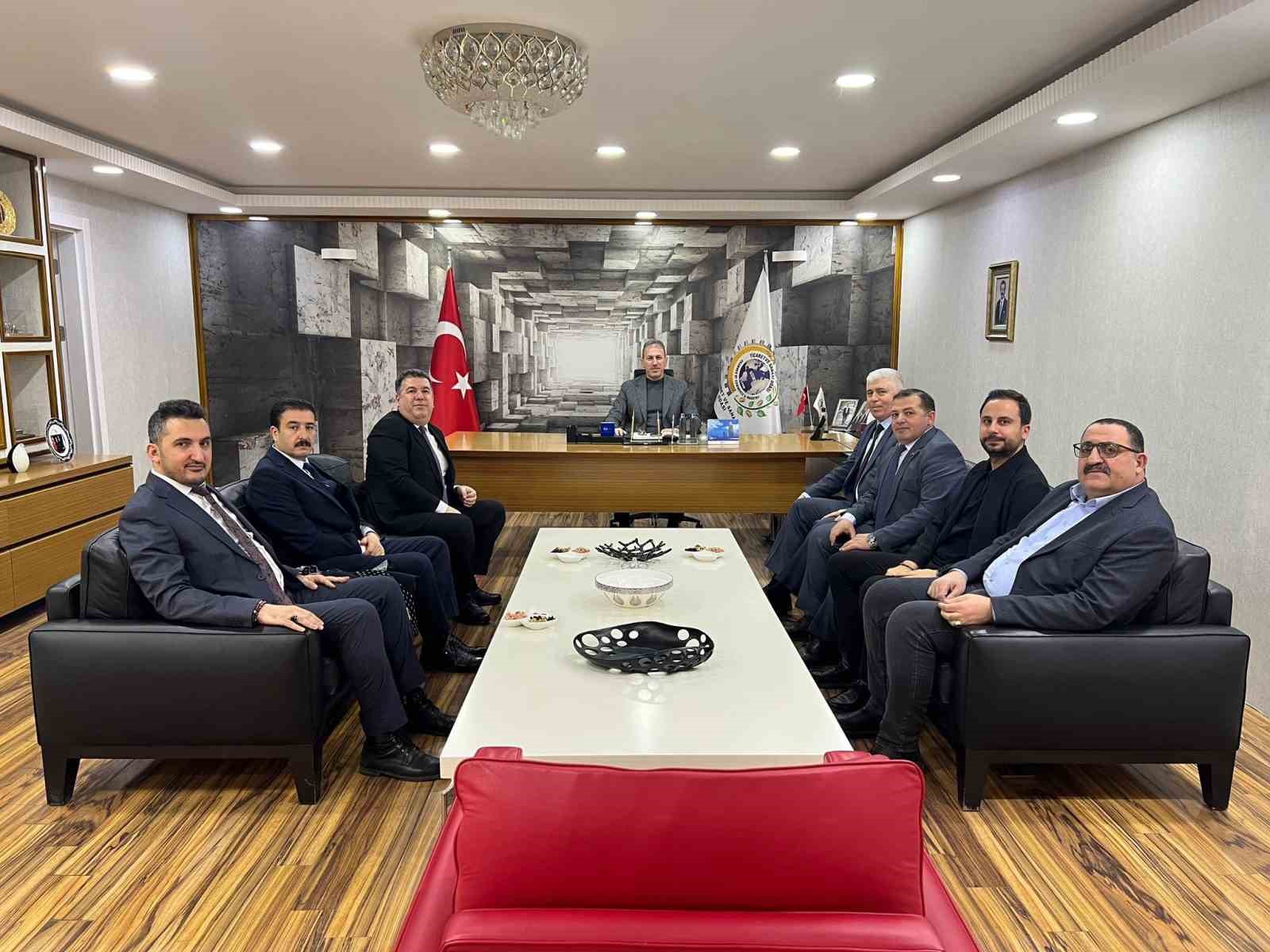 Siirt TSO, Gelir İdaresi Grup Başkanlarını kabul etti