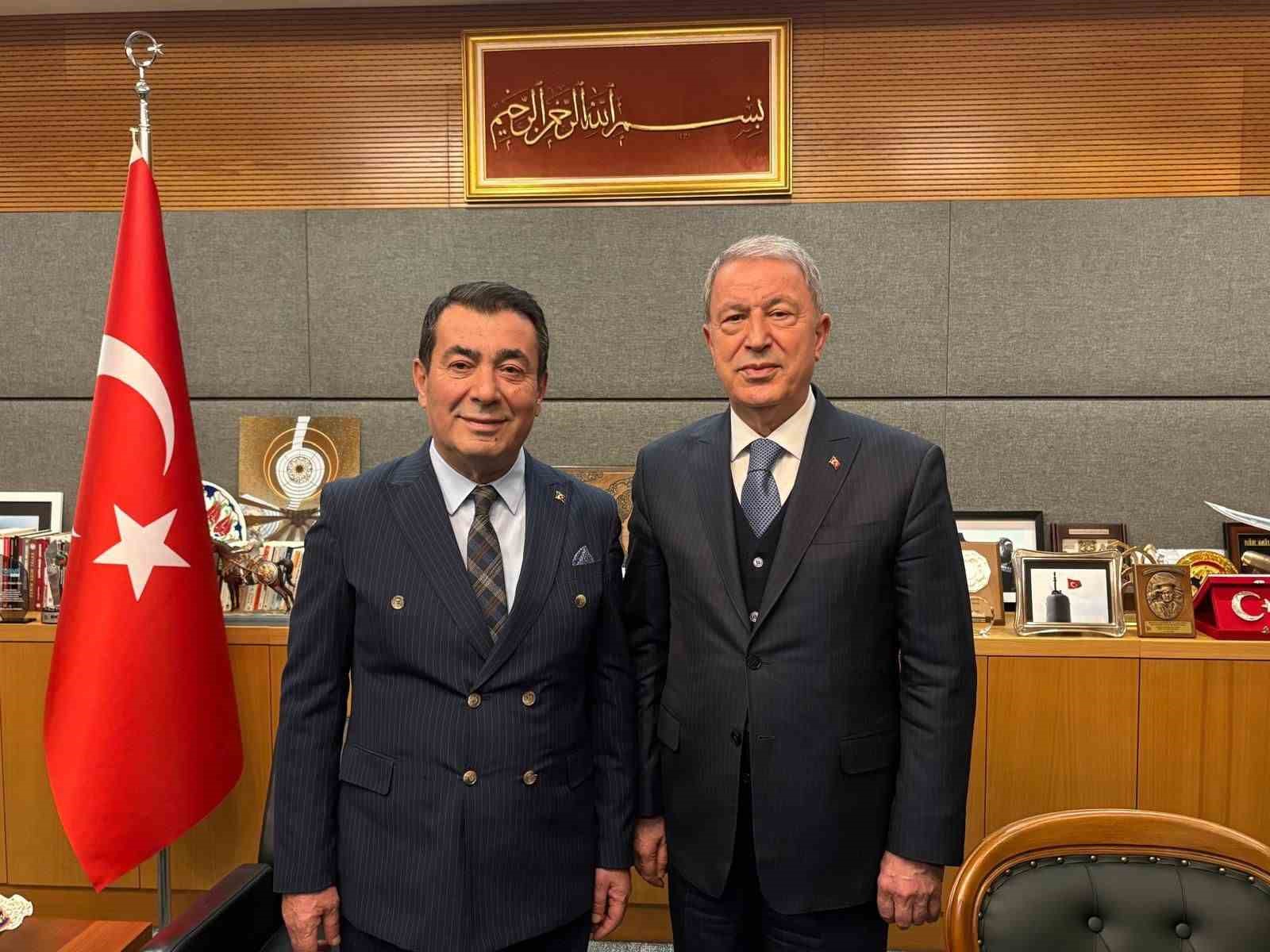 Bünyan’a yapılacak OSB için Ankara çıkarması: Başkan Metin’den Hulusi Akar’a ziyaret