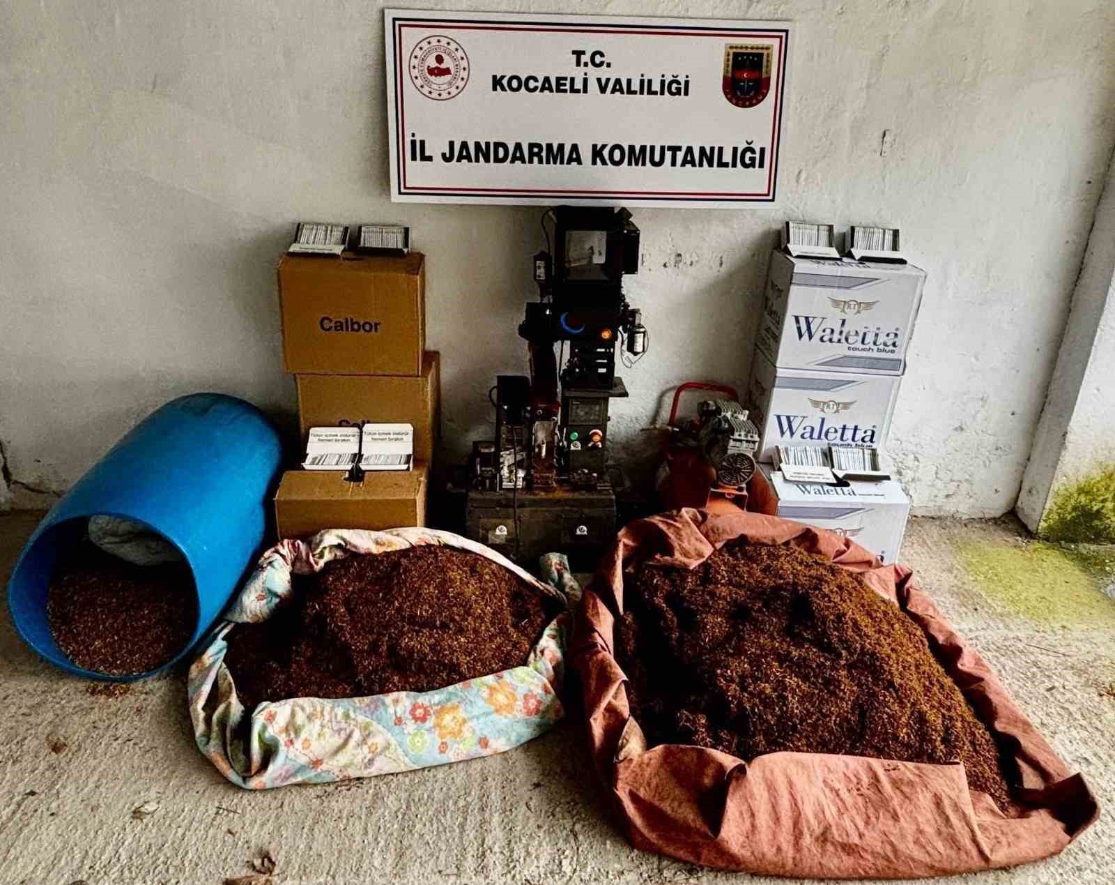 Kaçak tütün operasyonunda 1 milyon 550 bin liralık ürün ele geçirildi