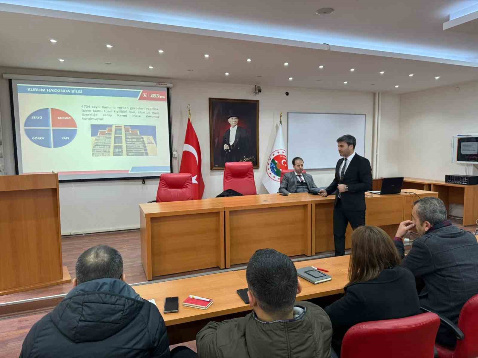 Şırnak’ta kamu alımlarında yeni dönem, mevzuat eğitimiyle hata payı azalacak