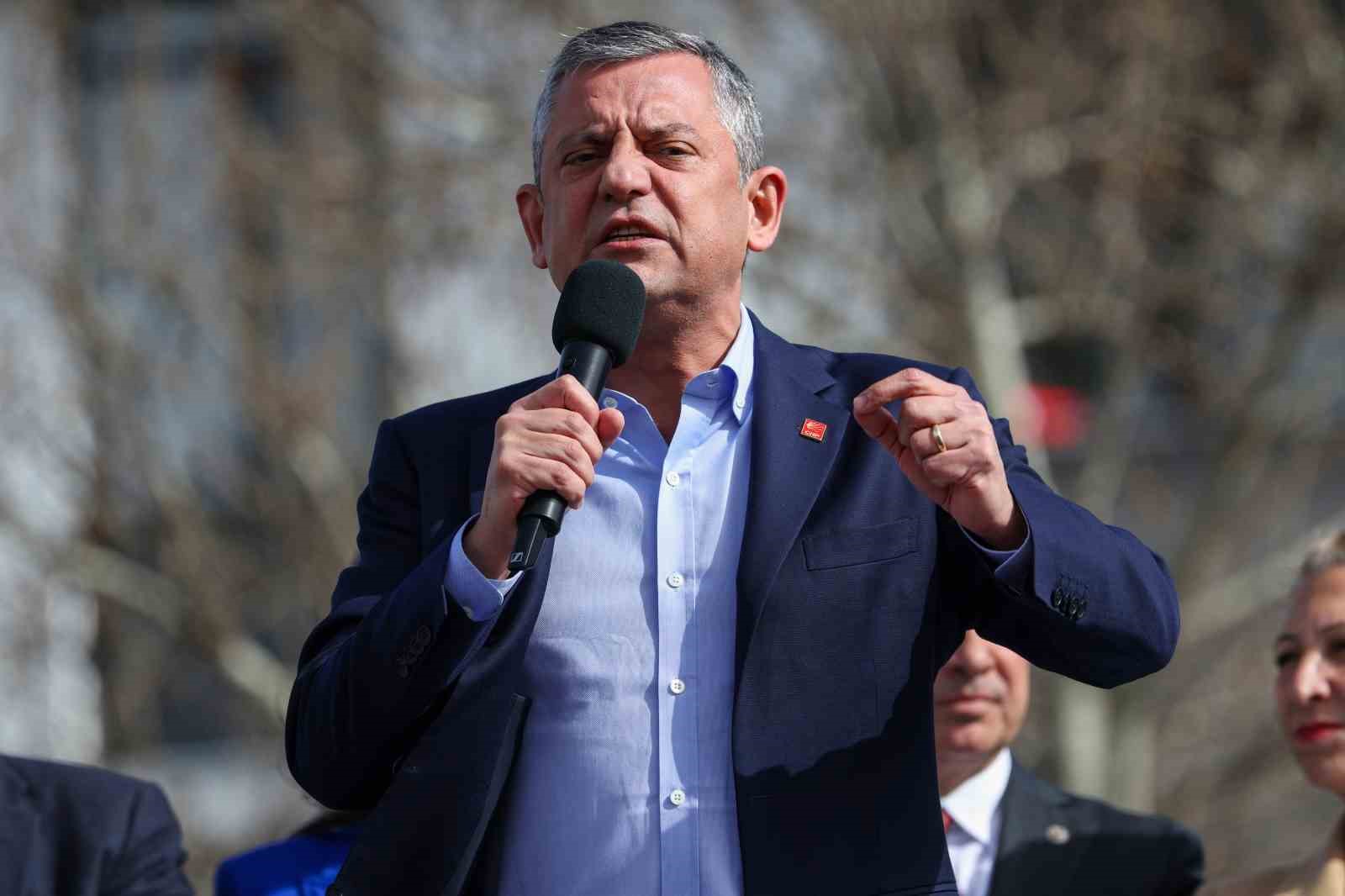 CHP Genel Başkanı Özel: 