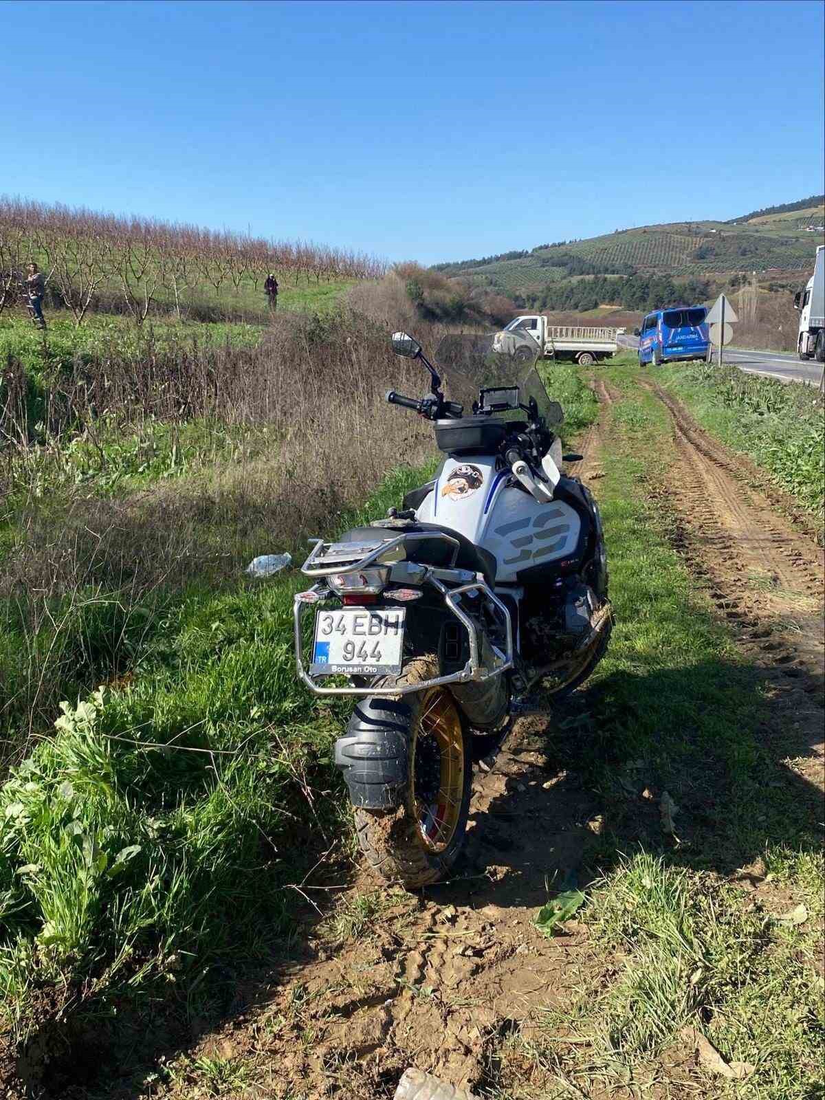 Bilecik’te kontrolden çıkan motosiklet devrildi: 1 yaralı