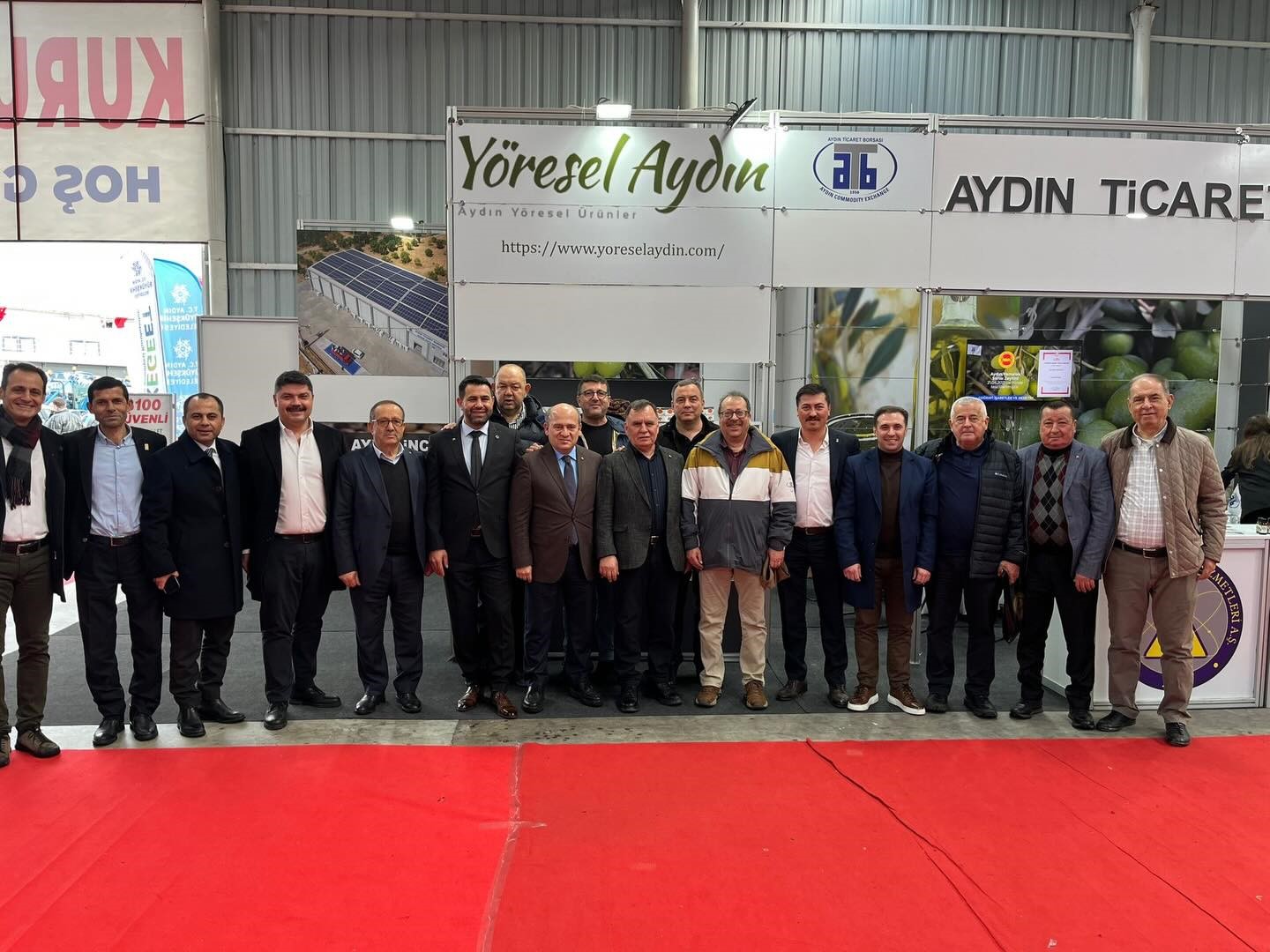 Edremit Ticaret Odası Heyeti, Aydın’da fuara katıldı
