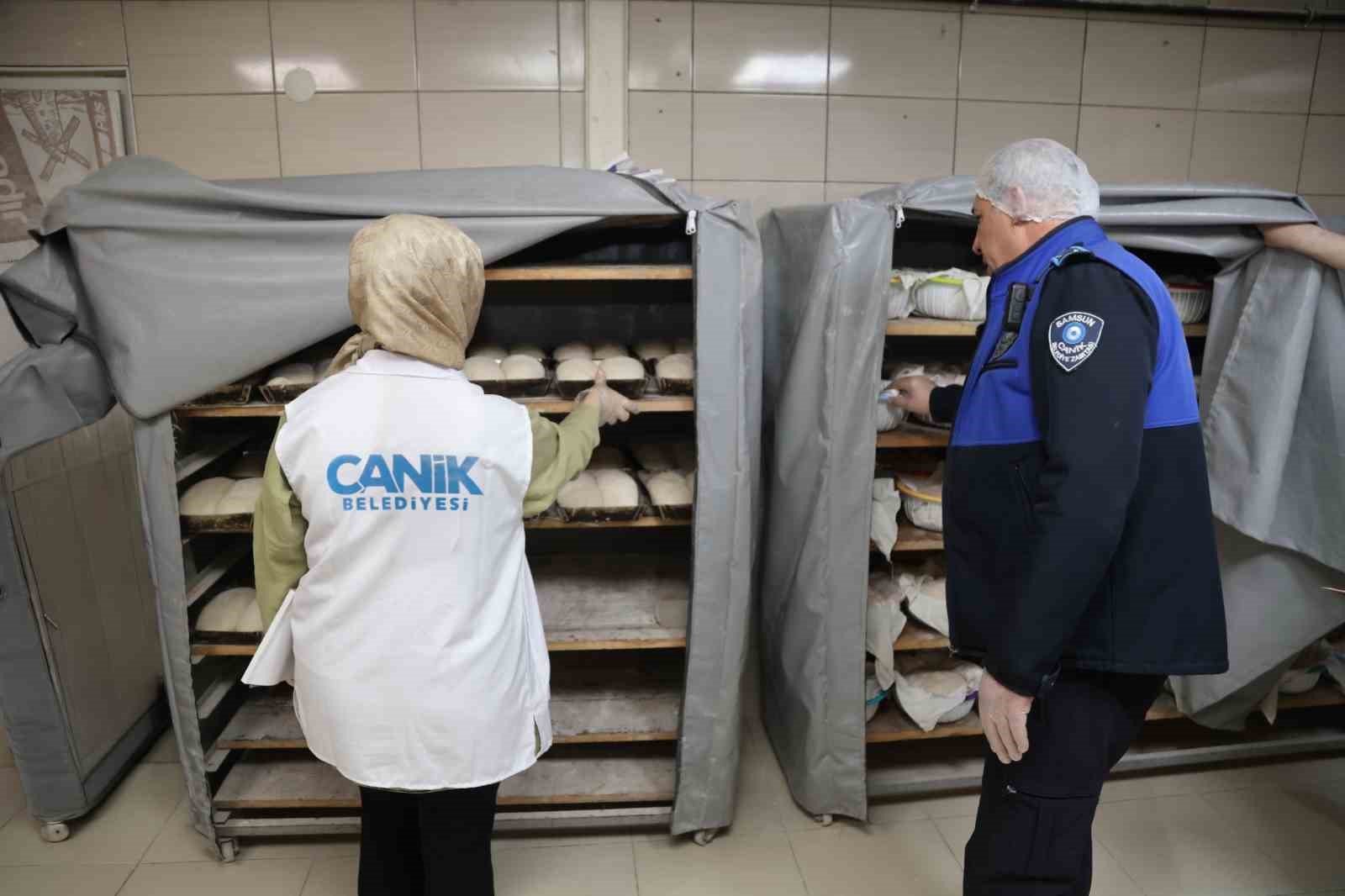 Canik’te fırınlara Ramazan denetimi