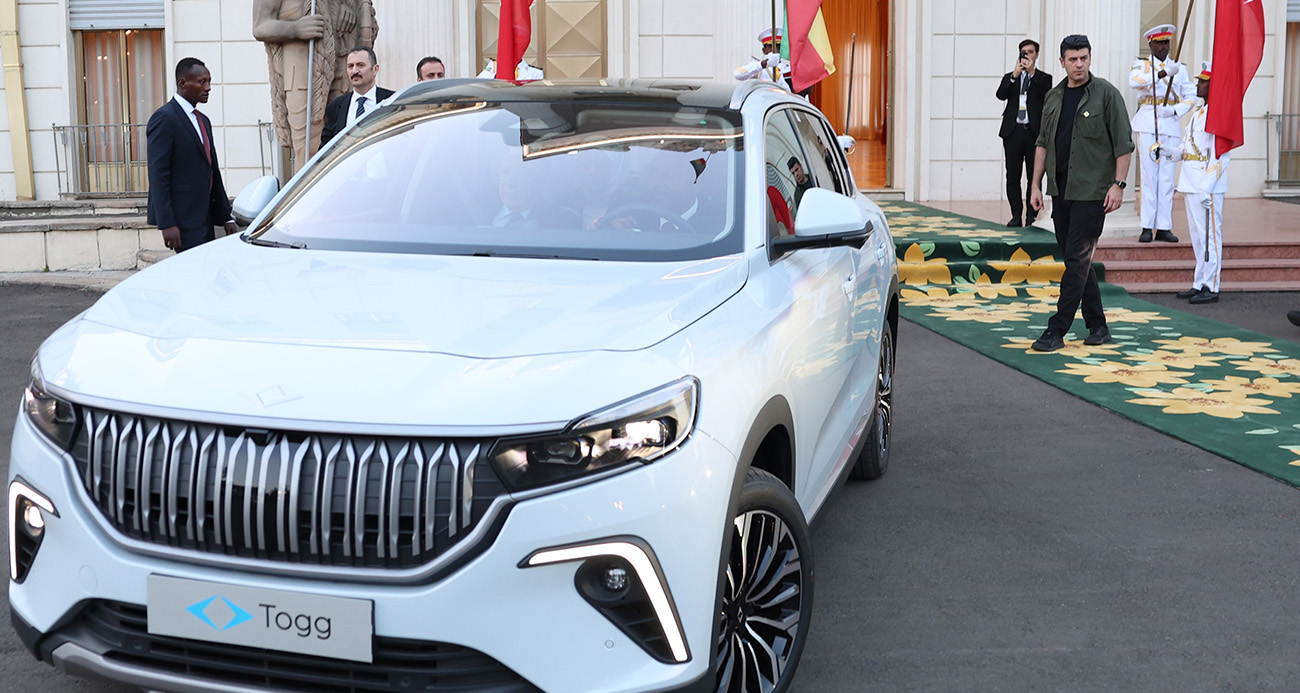 Cumhurbaşkanı Erdoğan'dan Etiyopya Başbakanı Ahmed Ali'ye Togg hediyesi