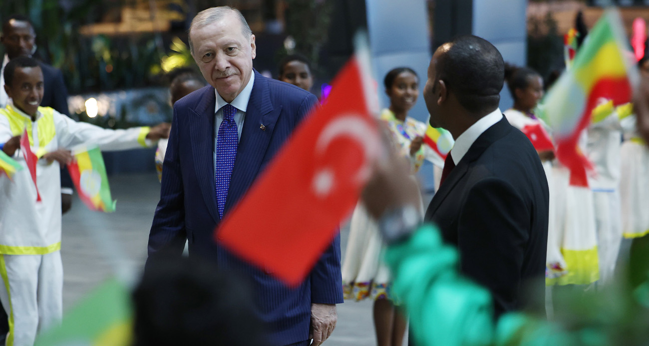 Cumhurbaşkanı Erdoğan’a Etiyopyalı çocuklardan coşkulu karşılama