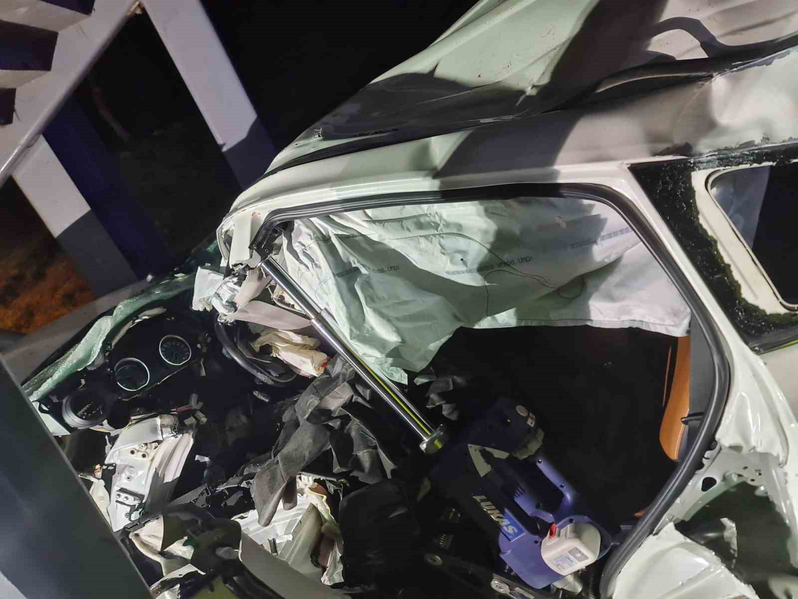 Rize’de feci kaza: 1 ölü, 1 ağır yaralı