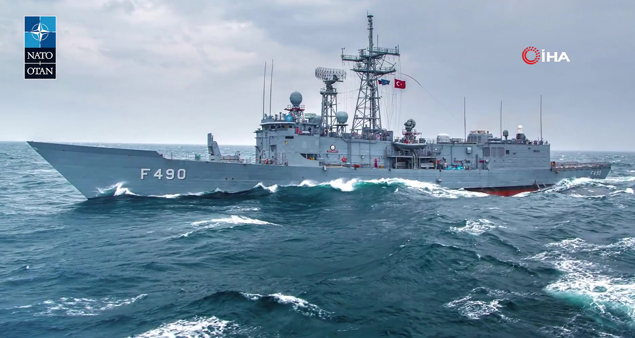 NATO’dan TCG Gaziantep fırkateynine ilişkin paylaşım