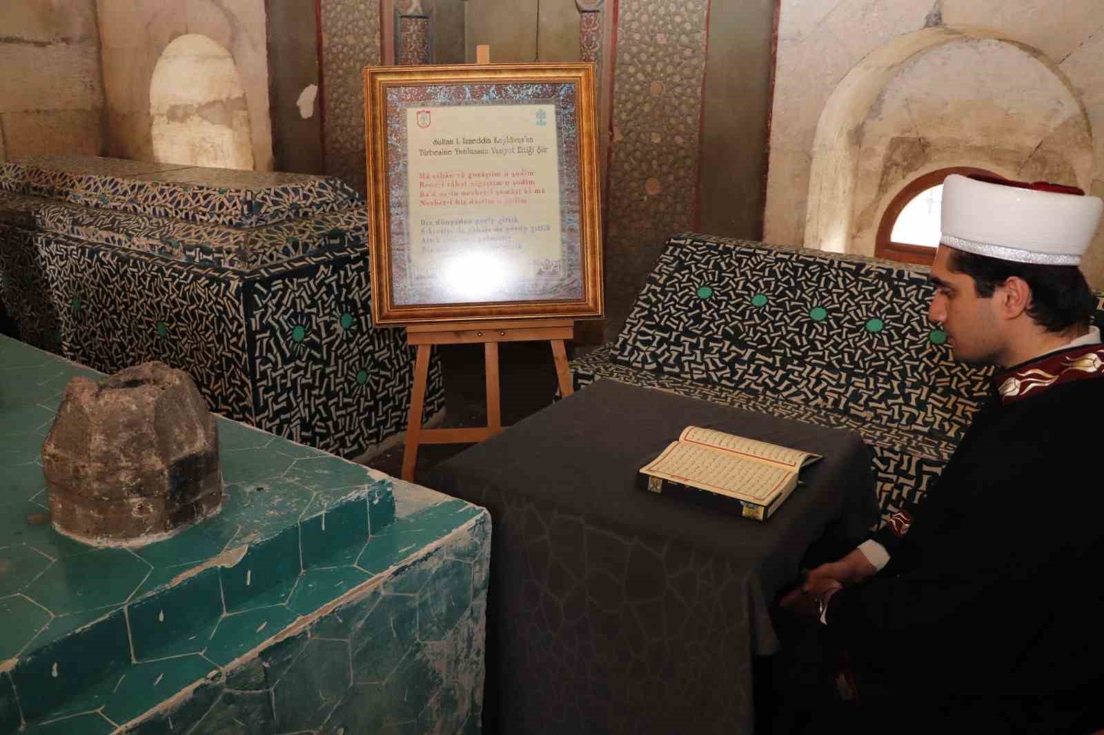 Keykavus’un türbesinde ramazan boyunca Kur’an okunacak