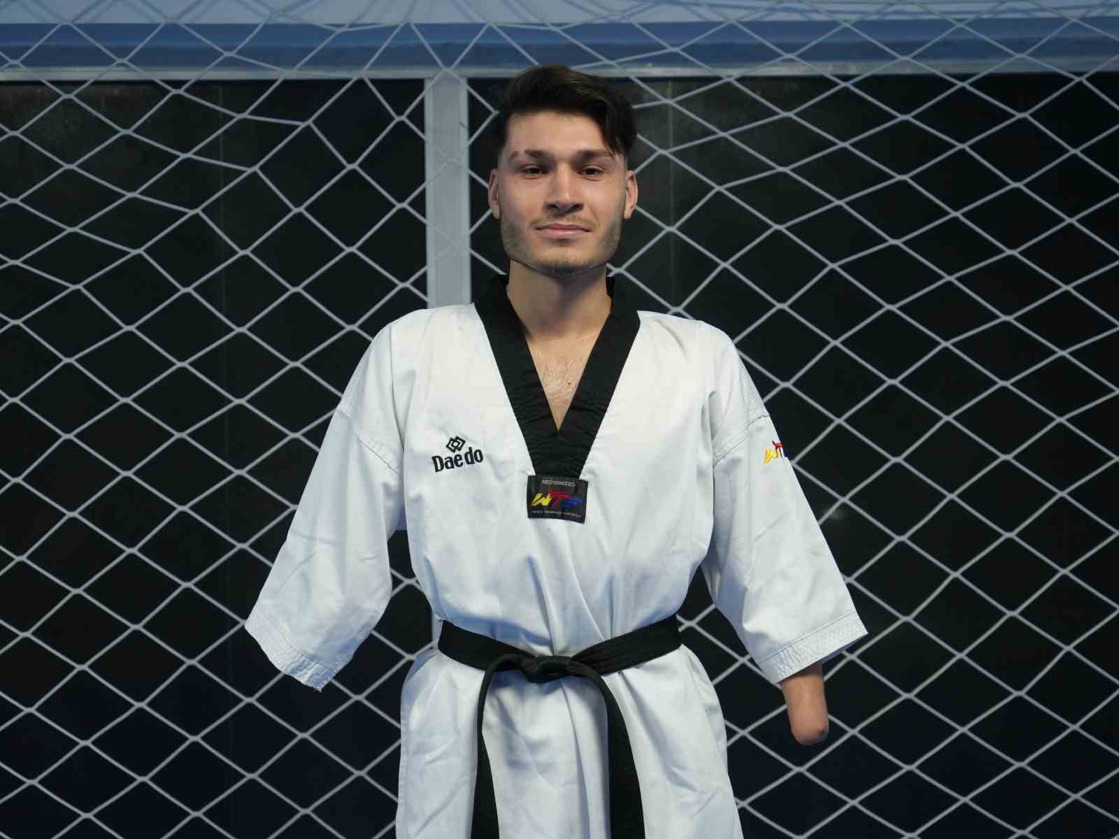 Kazada kollarını kaybetti, taekwondoyla hayata yeniden bağlandı