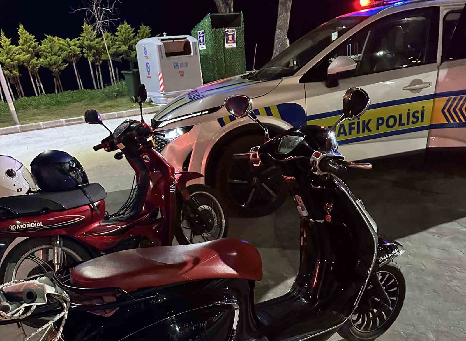 Ordu’da 3 motosiklete 128 bin 814 liralık ceza