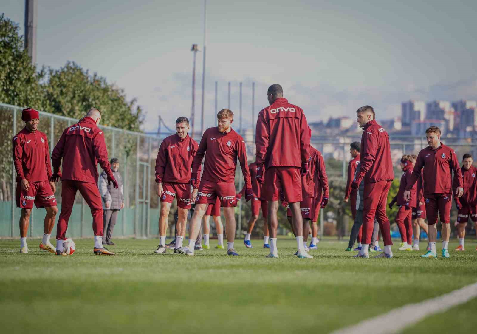 Trabzonspor, Fatih Karagümrük maçı hazırlıklarını sürdürdü