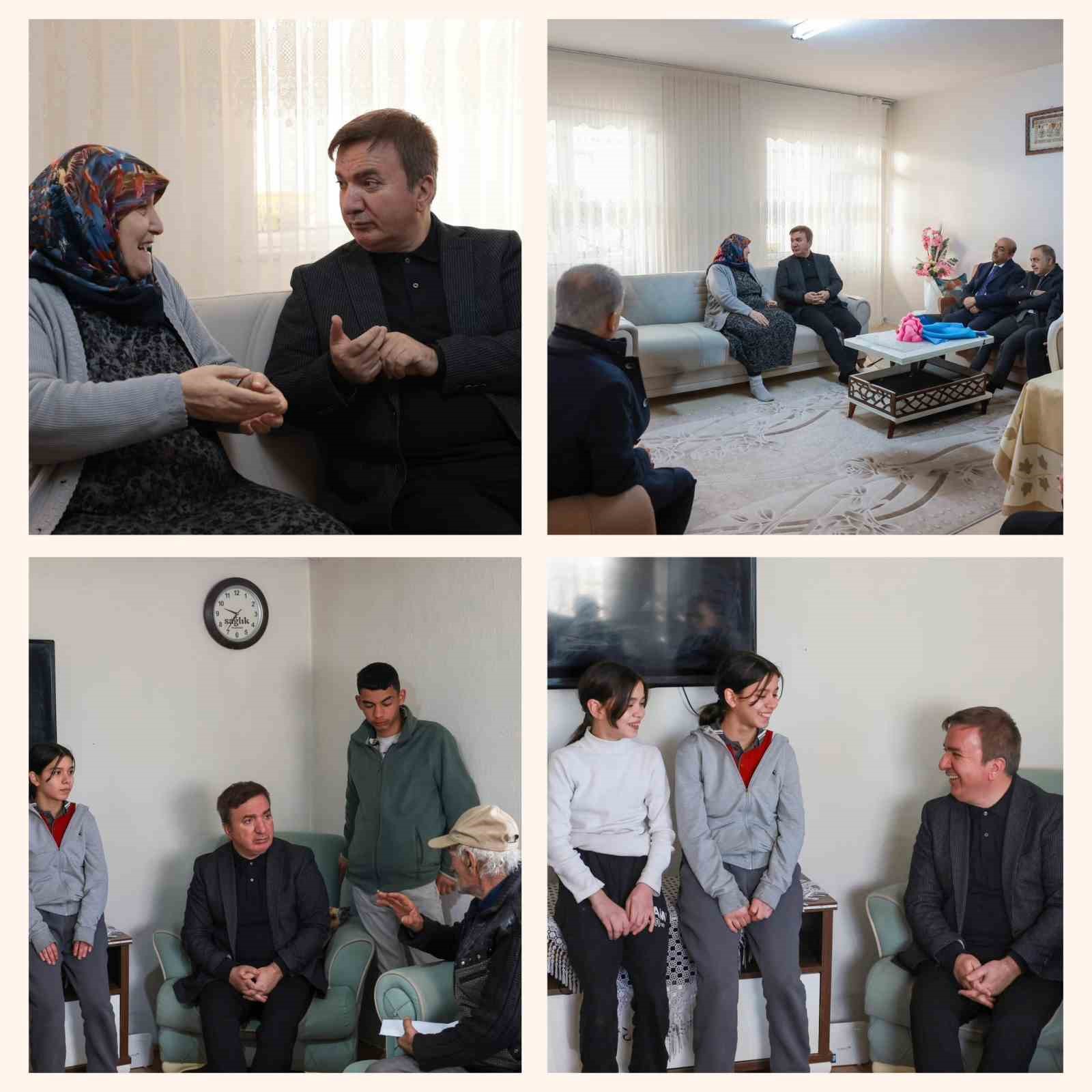 Vali Aydoğdu’dan hane ziyaretleri