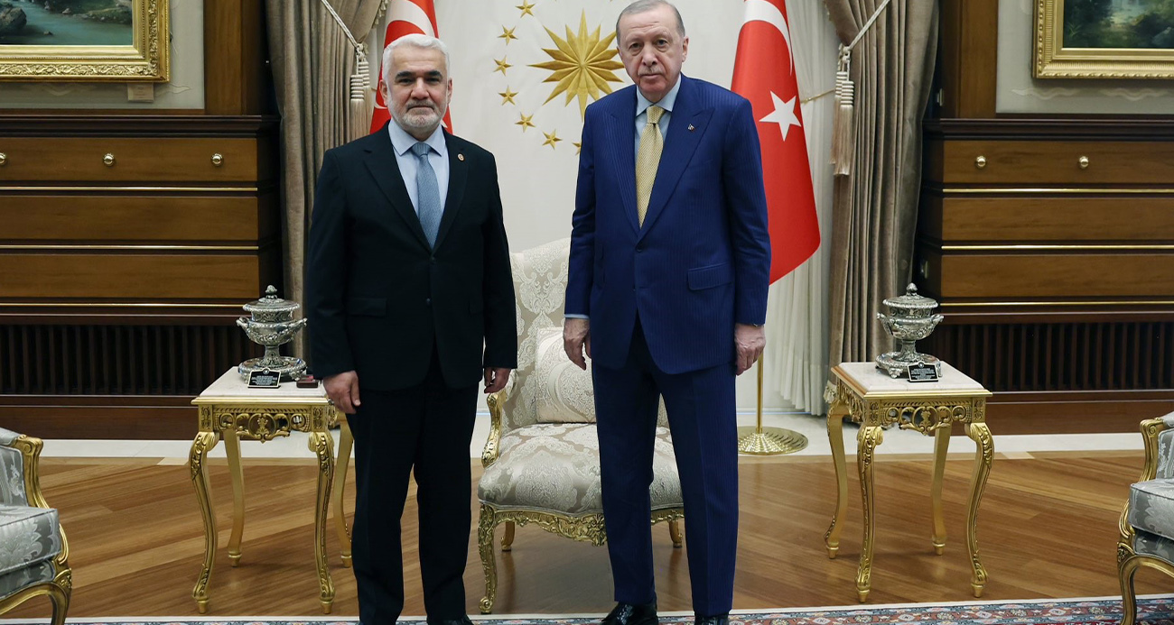 Cumhurbaşkanı Erdoğan, HÜDA PAR Genel Başkanı Yapıcıoğlu’nu kabul etti