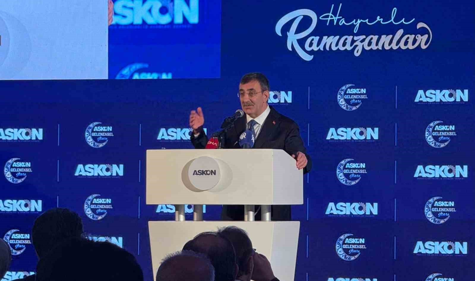 Cumhurbaşkanı Yardımcısı Yılmaz: 