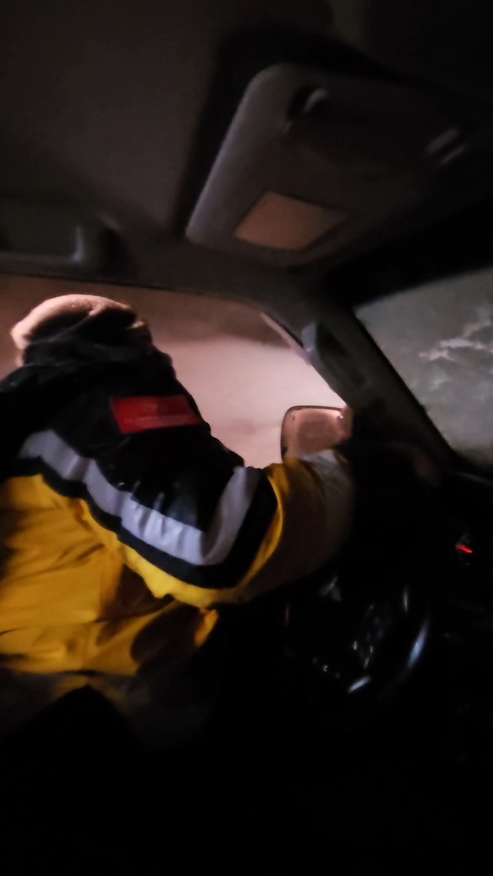 Sıfır görüş mesafesinde sağlıkçıların zamanla yarışı