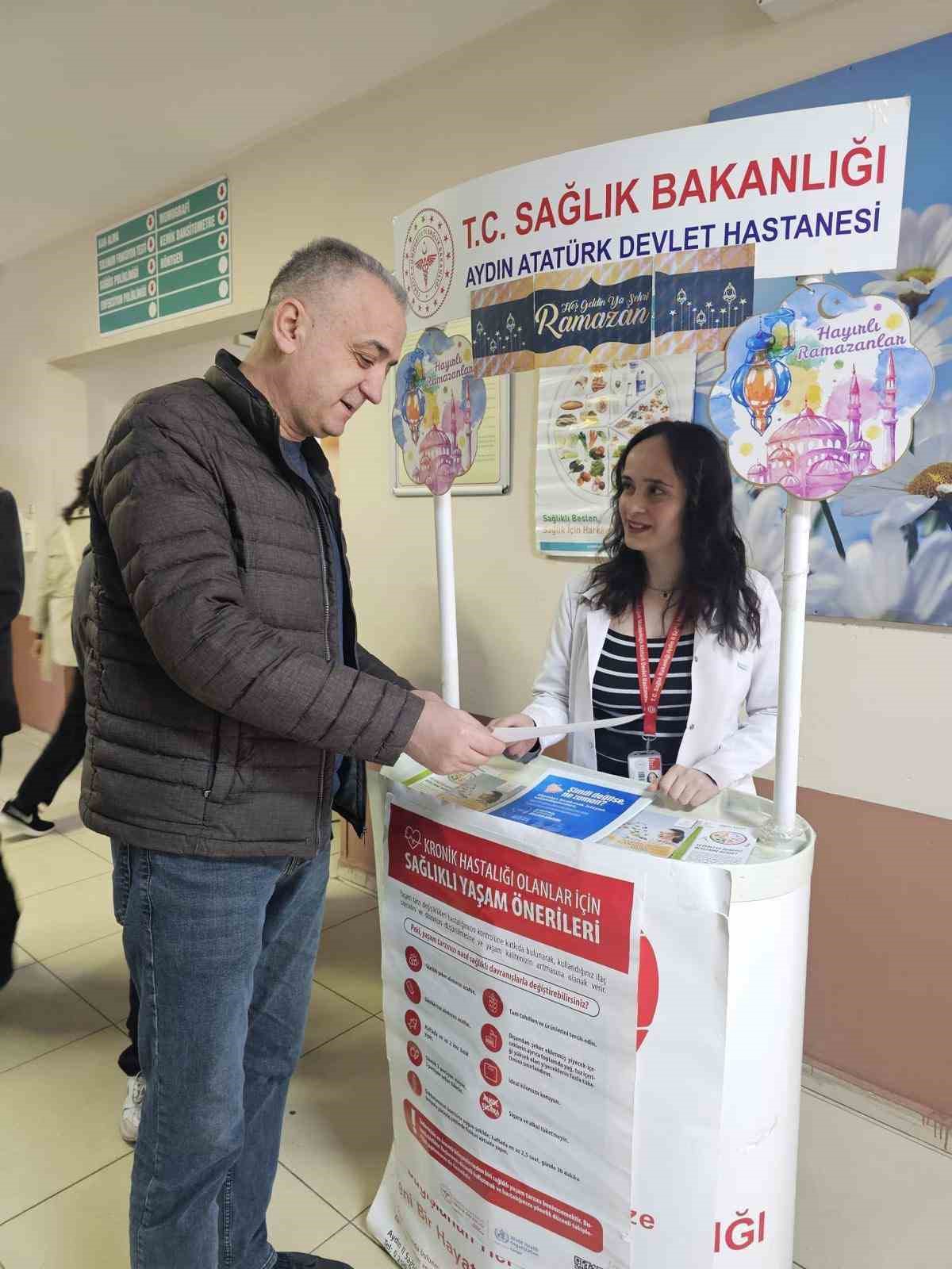 Aydın Devlet Hastanesi’nden Ramazan’da sağlık hamlesi