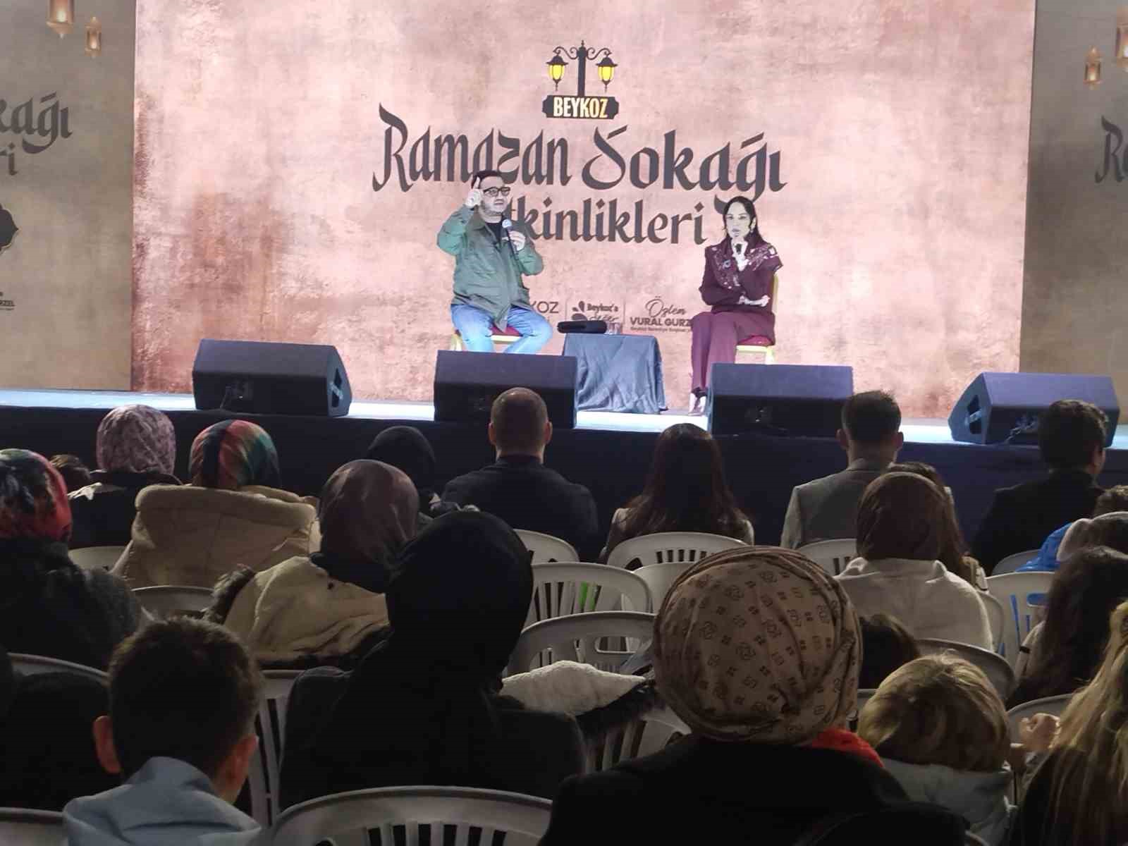 Yazar Hayati İnanç ve Prof. Dr. Oytun Erbaş Beykoz’da ’Ramazan Sokağı’ etkinliklerine konuk oldu